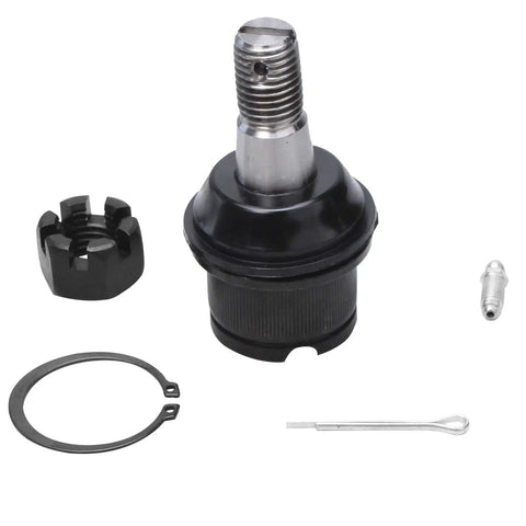 Front 4Piece Ball Joints Kit For Dodge Ram 2500 3500 2003-2013 4WD Megacab 8-Lug, Heavy Duty Replacement, Beefed-Up, Smooth Steering, Long-Lasting Durability And Easy Install. Front ball joint with snap ring, cotter pin, and tool