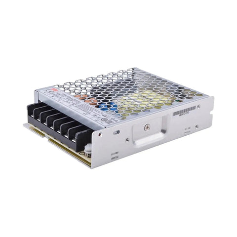Enclosed 100W 5V 18A Switching Power Supply With Wide Input Range 85-264VAC And 120-373VDC Ultra Compact Rock-Solid Fanless 1U Power Converter For Global Industrial Use, 129x97x30mm metal case