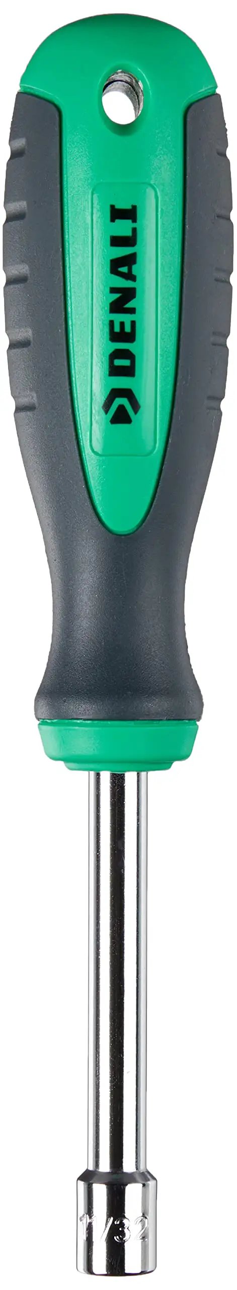 7-Piece Hollow Shaft Nut Driver Set With Cushion Grip Handles, Chrome Plated 3-Inch Shafts, Precision Machined Tips shown