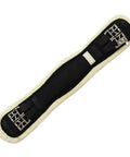 Memory Foam Dressage Girth With Sherpa Fleece Clik Buckle Black 26 Inch Ride Ready Ergonomic Comfort For Your Horse