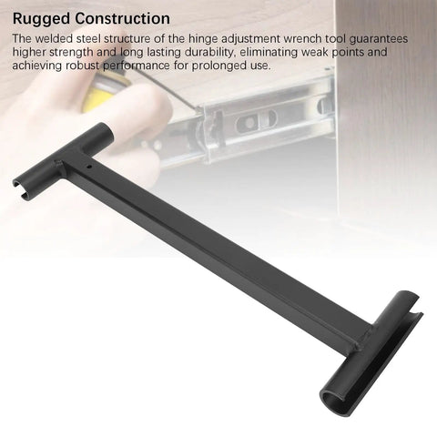 Door Hinge Adjustment Tool 38cm Steel Wrench For Commercial Doors Durable Construction No Fuss Easy To Use Quick Door Repairs