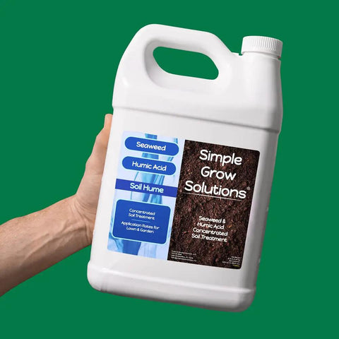 Liquid Sea Kelp And Humic Acid Blend For Grass And Plants That Boosts Your Lawn Game Seaweed Rich Soil Conditioner bottle