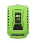 40V Battery Charger For Greenworks Compatible 2A Fast Charge With LED Indicator Works With 29482 29462 29472 29252 20202 22262 2901319 2938302 BAF702 L300 BAF704 BAF705 And More