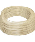 Hella Durable Urethane O Rings Size Four Seven Three Ninety Durometer Pack Of Fifty thick, white, flexible polyurethane rings in a coil.