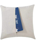 Ten Pack Sublimation Pillow Covers Fifteen Point Seven Five Inch Square Linen White Pillow Cases for Heat Transfer Printing