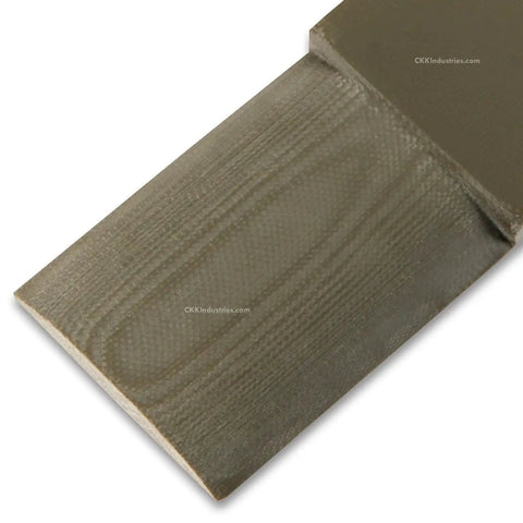 Olive Drab G10 Handle Making Sheet for Knife and Tool Handles, Gun Grips, Inlays, and Art Projects, 3x12x.250 Inches, USA Made