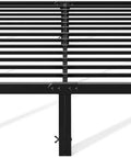 Full Size Metal Platform Bed Frame With Underbed Storage, Legit Heavy Duty Reinforced Steel Mattress Foundation, built tough slat design.