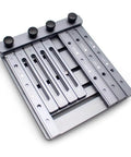 Mini CNC Solder Paste Stencil Printer For Dual Sided PCBs With Laser Etched Scales And Tool Free Clamping, pro-grade aluminum fixture