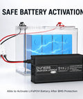 Built Different 24V LiFePO4 Battery Charger 20 Amp Fast Charge with Anderson Connector connected to battery.
