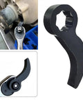 Heavy Duty Crowbar Adapter For Three Eighths Inch Drive Ratchets With Flexible Ratcheting Angles, chrome vanadium steel