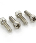 Four hex socket head cap screws from 10 Pack Hex Socket Head Cap Screws Set M10 M12 M14 M16 M18 M20 Fully Threaded Grade 12.9 Carbon Steel.
