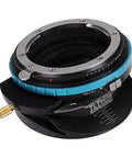 Pro Tilt Shift Lens Mount Adapter From Nikon F To Fujifilm X Series Mirrorless Cameras With 20mm Shift 10 Degree Tilt And 360 Degree Rotation For G Type Nikkor Lenses Built For Pros, blue metal adapter