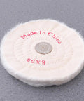 2 Pack White Cloth Polishing Buffing Wheels 6 Inch Low Noise Blending Finishing For Metal And Plastic Great For Jewelry