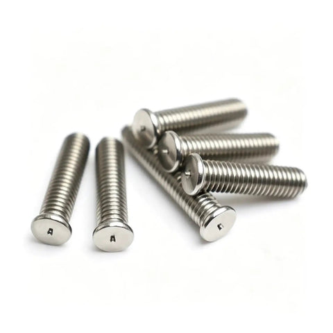 Stainless Steel Weld Stud Spot Weld Fasteners For DIY Metalworking, Metric M3 To M8, M5 X 16mm Flat Head, 304 Grade Pack Of 20