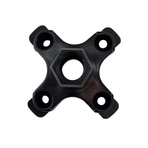 Top view of Adjustable Concrete Support Stand For One Half Inch Coil Rod With Up To One And Three Quarters Inch Vertical Adjustment