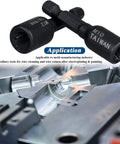 8 Piece Tap Socket Wrench Set With One Quarter Inch Hex Shank High Hardness Alloy Steel Tap Sockets M4 To M16 for molds