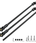 Beefy 1/10 Crawler Driveshaft Stainless Steel 68 To 229mm Adjustable Length Universal Joint For Axial SCX10 Capra UTB10 TRX4 Gen7 Gen8