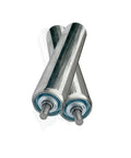 Rock Solid Stainless Steel Conveyor Rollers With Heavy Duty Steel Axles Set Of Two Foldable Belt Sliders for kayak loading and woodworking.