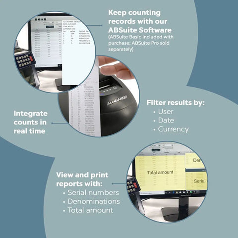 Mixed Bill Value Counter For Cash Handling No Fuss Bank Grade Denomination Counter Machine With 5 Point Counterfeit Detector Count