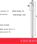 90 Degree Right Angle End Mill Cutter Bar For Precision Corner Cutting Small Diameter Rod Milling Tool With Four Teeth, specifications shown