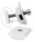 Get 50 Pcs T Nuts For Solar Panel Mounts That Fit Aluminum Rails Securely. Lightweight aluminum fasteners with threaded bolt.