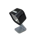 Pro Grade High Performance Omnidirectional Presentation Barcode Scanner Kit with USB Cable and Cradle, black, side angle view