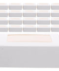 Kraft Paper Cookie Boxes With Clear Window Safe And Odorless Bulk Pack Of 50 Mini Treat Boxes For Bakery Packaging Perfect For Small Banquets Cafes Gift Wrapping And Display image showing multiple boxes stacked