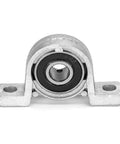 Heavy Duty Self Aligning Mounted Thrust Bearing Pillow Block Housing Solid Zinc Alloy Fits 8mm To 30mm Shafts front view