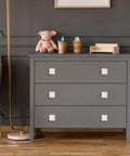 Six Pack Brass Four Leaf Clover Cabinet Knobs Set Gold Finish White Zinc Alloy Single Hole Mount For Cabinets Drawers Dressers Furniture Kitchen Wardrobe Bathroom Decorative Door Pulls on gray dresser