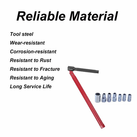 Tough As Nails Metric Socket Wrench Kit With Precision Hex Design For Plumbing And Auto Repair Heavy Duty Steel Tools showing durable tool steel.