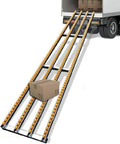 Light Duty Conveyor With ABS Roller System For Unpowered Spliced Truck Trailer Use In Warehouses Bucket Line Unloader 100 Cm Length 12 Inch Wide 30 Cm Frame Extendable Up To 300 Cm For The Warehouse Crew A Real Workhorse, for carton unloading in truck trailer