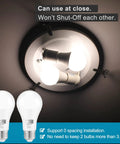 Dusk To Dawn A19 LED Light Bulbs 850 Lumens Daylight Bright 60W Equivalent Energy Efficient 9.5W E26 Base 2 Pack ceiling installation