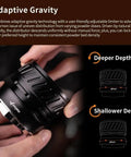 Universal 58mm Espresso Coffee Distributor With Gravity Tumbler for Standard Portafilters showing adjustable limiter feature.