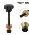 The Badass Faucet Reseating Tool With Precision Guide And Twin Steel Cutters To Nix Stubborn Leaks And Chip Off Mineral Crust Fast For Sink And Tub Repairs That Any Weekend Warrior Can Handle Smooth As Silk, showing brass and black components.