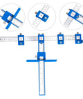 Adjustable Punching Tool For Woodworking Jig For Cabinet Handles Easy Assembly DIY Friendly Hole Locator And Punching Hole Tool