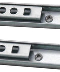 Close-up of Two Pack 17mm Wide Drawer Slides Heavy Duty Two Section Drawer Runners for Cabinets Full Extension Drawer Glides.