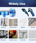 115mm Vacuum Brazed Diamond Core Drill Bit For Porcelain Tile Ceramic Marble Granite Dry Drilling Built To Last Tough As Nails Heavy Duty Hole Saw With Five Eighths Inch Thread For Masonry Brick displayed with various materials