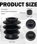 Built Tough Heavy Duty Brake Caliper Slide Pin Bushing Kit dimensions and packaging details