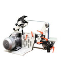 Pro Workhorse Belt Grinder And Power Sander Featuring Knockout Variable Speed Settings Heavy Duty Dual Stand Mount for knife sharpening.