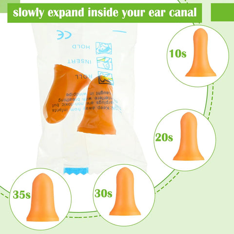 Quick Pick Bulk Ear Plugs With Clear Acrylic Dispenser And 200 Pairs Noise Killing Hearing Protection Solid Grip Comfort For Loud Workshops Quiet Offices And Heavy Duty Jobs