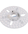 AUNMAS 6.30in LED Ceiling Fan Light Retrofit 5CCT Adjustable 3000K-6500K round LED module with magnetic design.