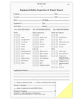 Equipment Safety Inspection Report Book 10 Pack With 36 Item Vehicle Checklist To Document Needed Repairs And Vehicle Condition For Worksite Utility Trucks And Heavy Equipment, 5.5x8.5