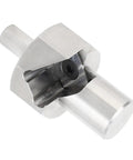 Premium Bench Dog Hole Chamfer Reamer Tool 20mm Woodworking Cutter with polished finish and hex shank for electric drill.