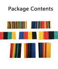 Check Out This Awesome F164PCS Heat Shrink Tubing Kit With Mixed Colors For Wire Cable Sleeves And Insulated Protectors Perfect For Electrical Diy Or Auto Repair Jobs Using Polyolefin Material That Shrinks To 2-1 Ratio. package contents of multicolor heat shrink tubing sleeves