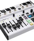 Flow 8 8 Input Digital Mixer With Bluetooth App Control And USB Audio Interface, 60 Mm Channel Faders, top view