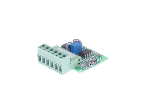 Plug And Play Frequency To Voltage Converter Module 0 To 3 KHz To 0-5 V Analog Output For PLC Inverter Interface, close-up view.