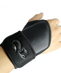 Golf Swing Training Wrist Brace For Right Hand Boost Distance And Accuracy With Wrist Guard and Swing Plane visible on arm