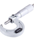 Boss-Level Precision Outside Micrometer 0-1 Inch Range With 0.0001 Inch Resolution, Carbide-Tipped Measuring Face, Ergonomic Thimble, Locking Screw, And Durable Build For Real-World Machining And High-Tolerance Work. Outside micrometer 0-1 in range with locking screw and carbide measuring face