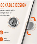 Heavy Duty Aluminum Access Door With Key Lock Tough As Nails Drywall Access Panel for easy operation with secure lock design.