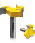 2 Inch Cutting Diameter CNC Spoilboard Surfacing Router Bit With Half Inch Shank And Three Carbide Wings High Efficiency Planing Bit